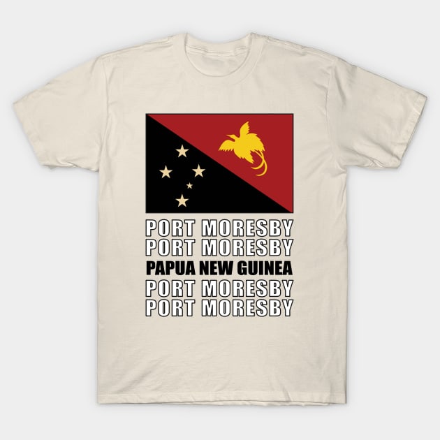 Flag of Papua New Guinea T-Shirt by KewaleeTee